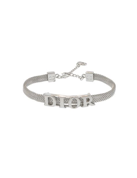 dior silver bangle|christian dior bracelet for women.